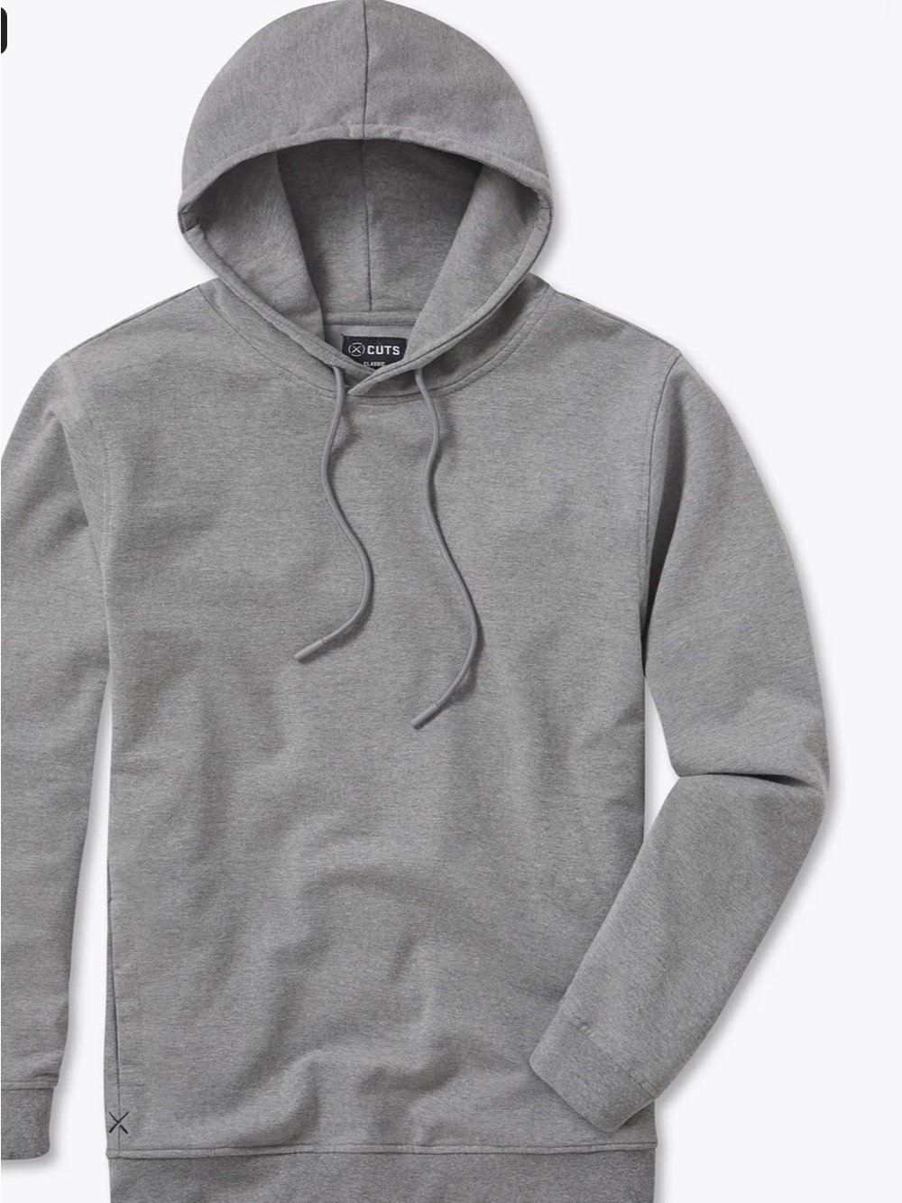 Cuts Classic Gray Hoodie Size Large